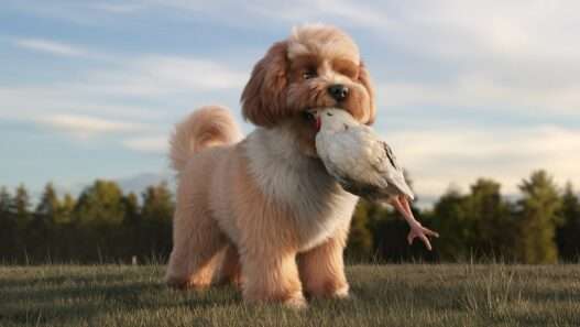 dogs eat raw chicken